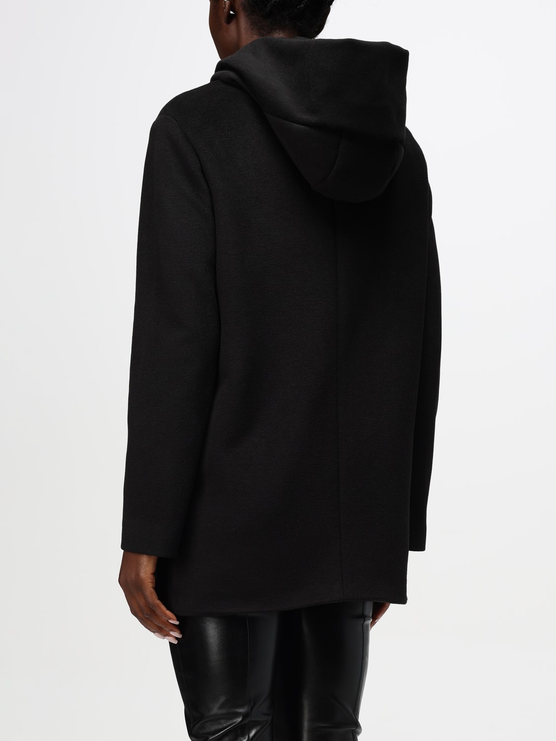 HANITA COAT: Coat woman Hanita, Black - Img 2