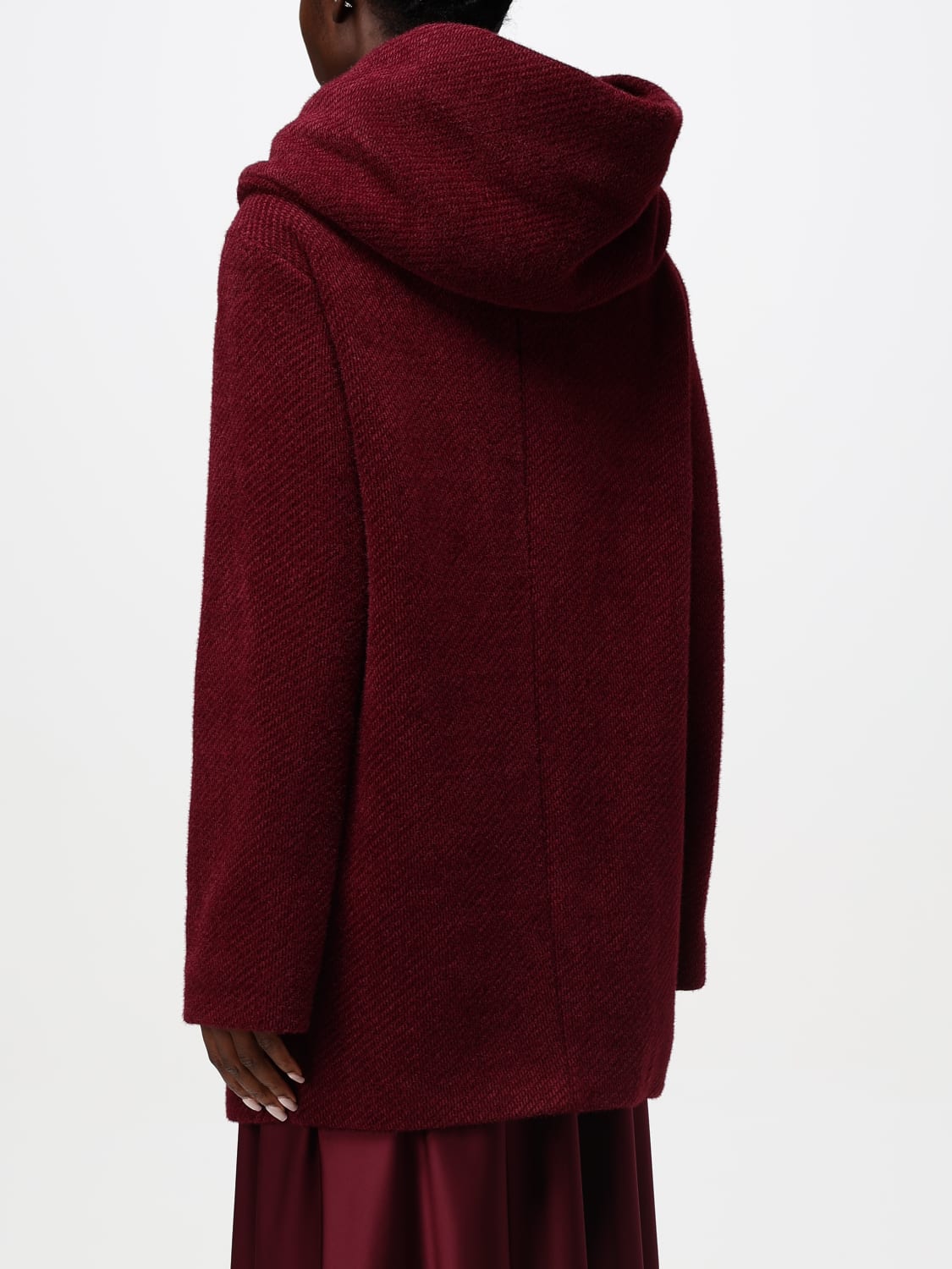 HANITA COAT: Coat woman Hanita, Burgundy - Img 2