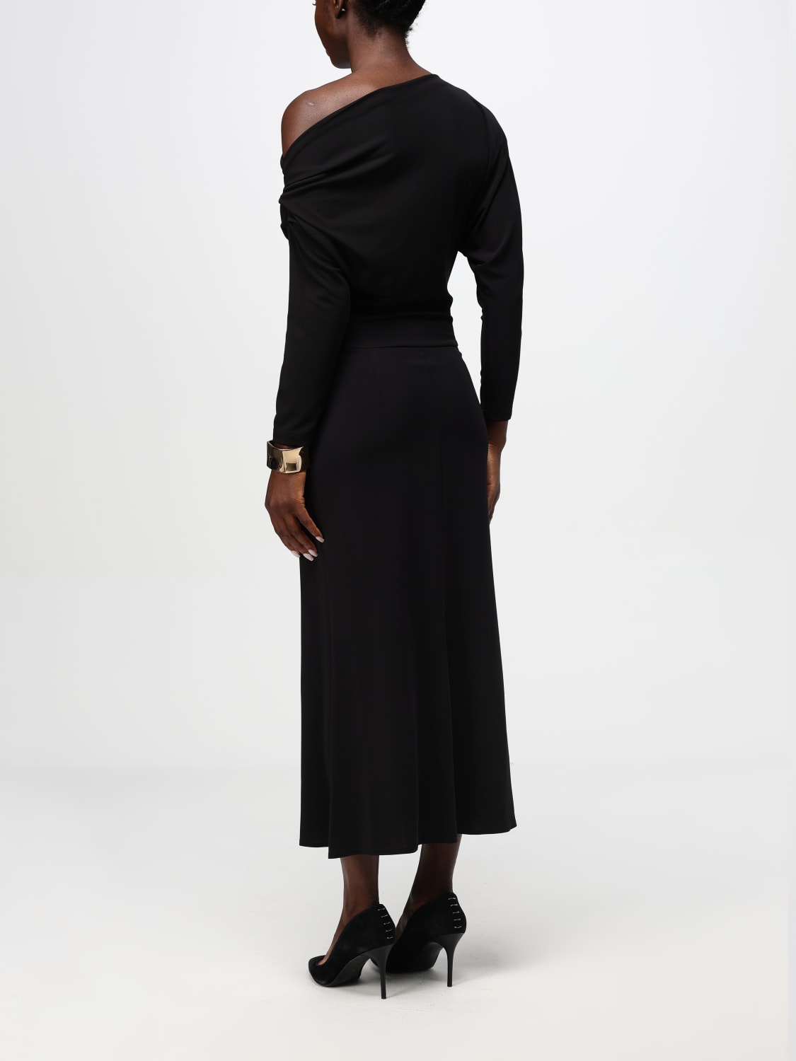 HANITA DRESS: Dress woman Hanita, Black - Img 2