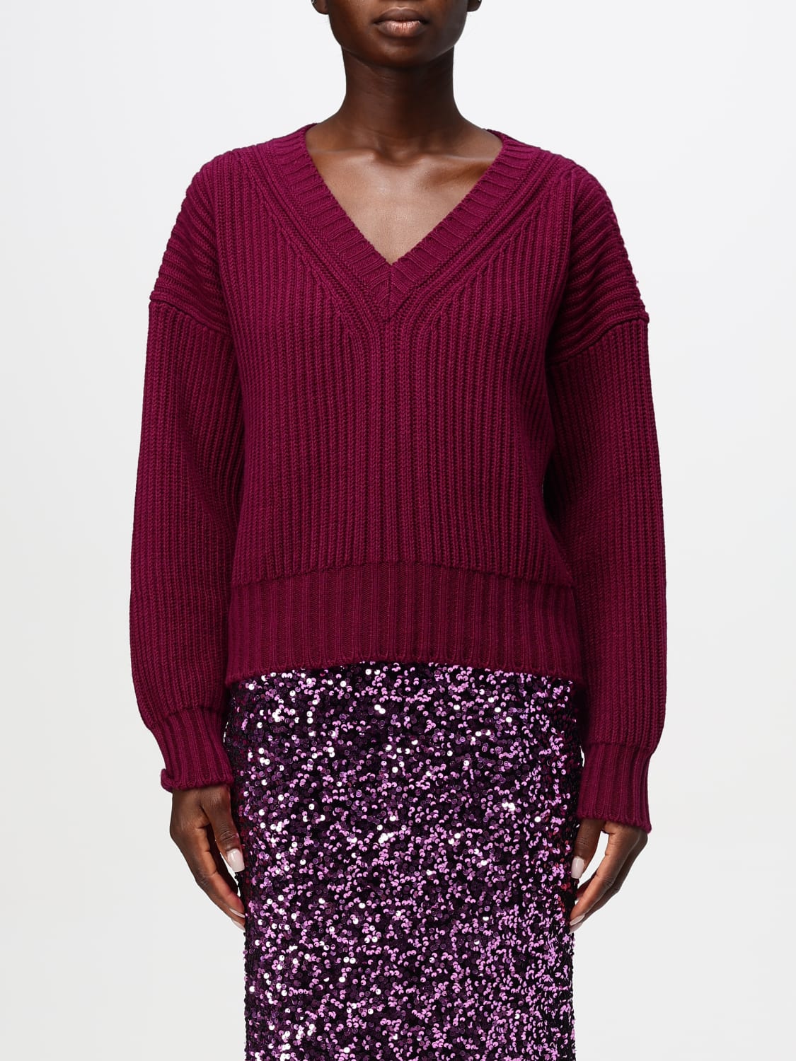 HANITA SWEATER: Sweater woman Hanita, Burgundy - Img 1