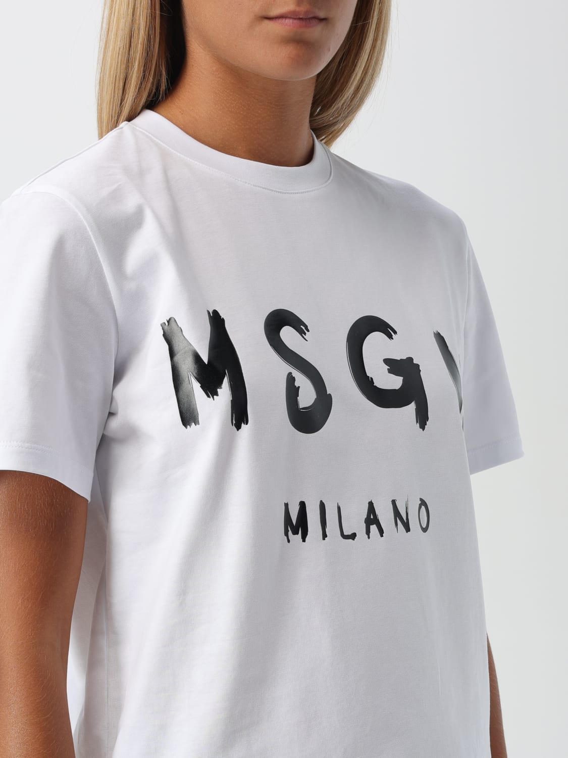 MSGM T-SHIRT: T-shirt woman MSGM, White - Img 4