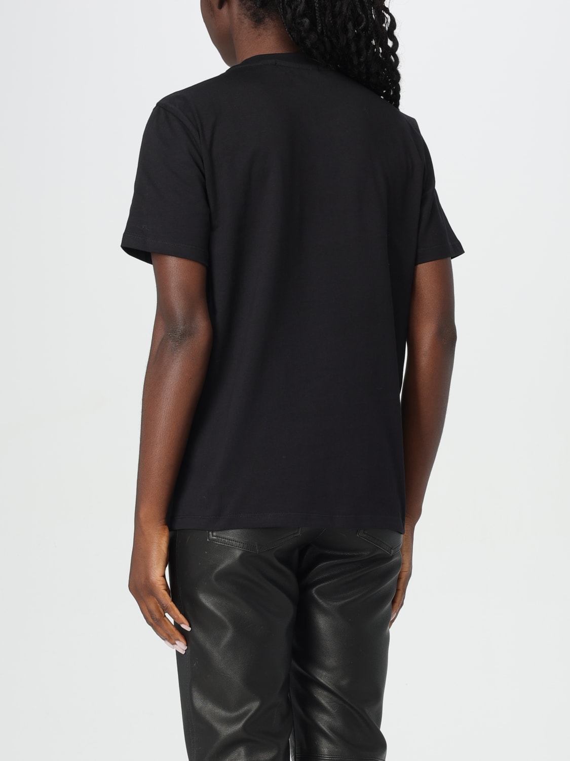 MSGM T-SHIRT: T-shirt femme MSGM, Noir - Img 3