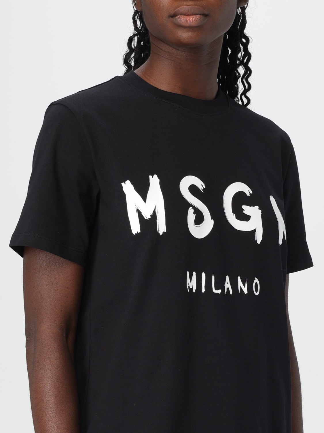 MSGM T-SHIRT: T-shirt femme MSGM, Noir - Img 4