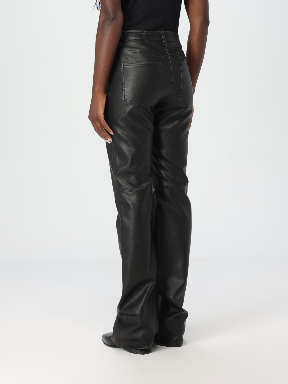 MSGM PANTS: Pants woman MSGM, Black - Img 3