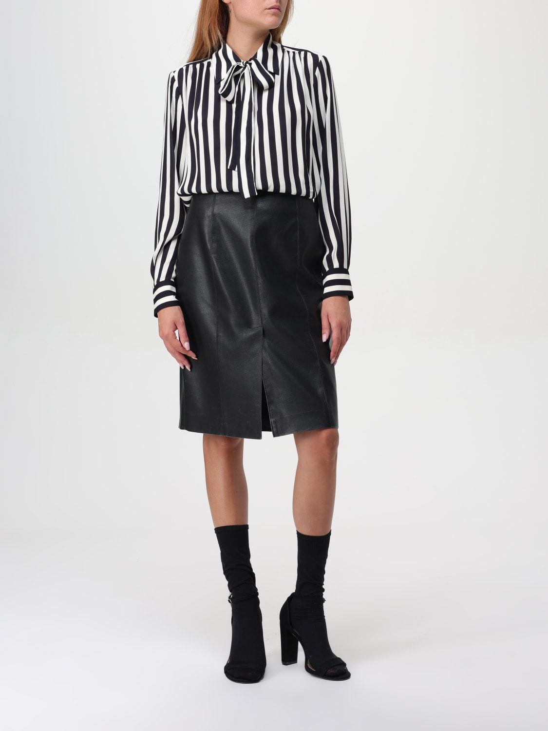 MSGM SHIRT: Shirt woman MSGM, Black - Img 2