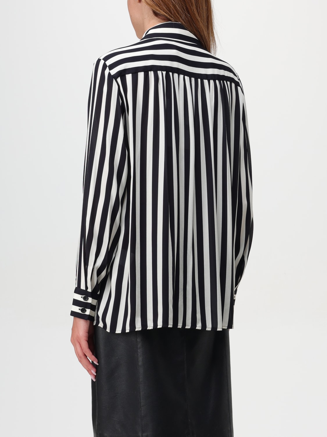 MSGM SHIRT: Shirt woman MSGM, Black - Img 3