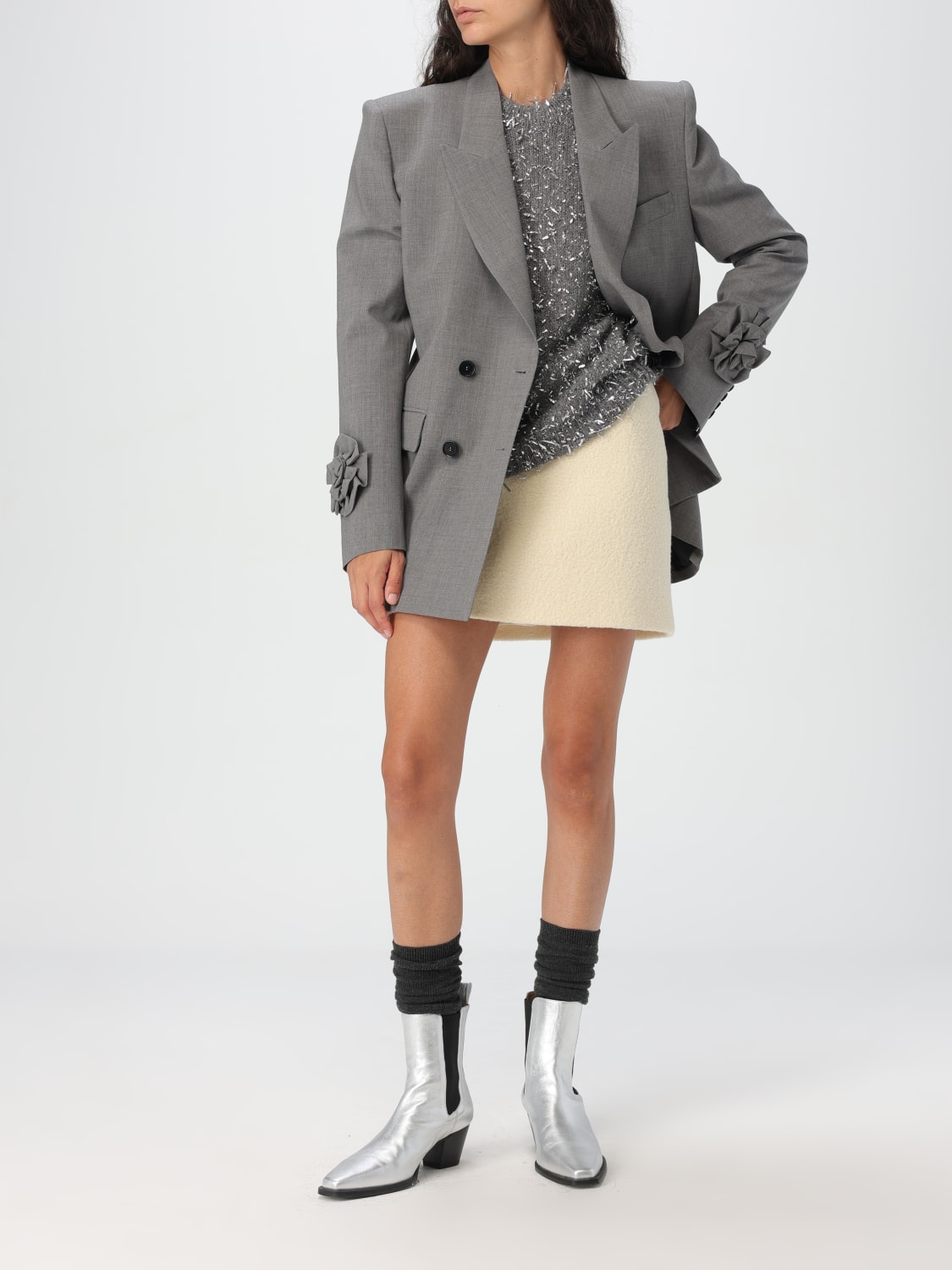 MSGM SKIRT: Skirt woman MSGM, Natural - Img 2