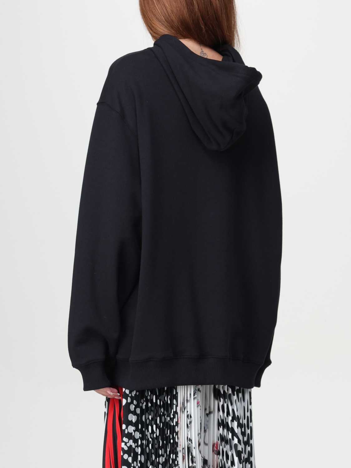 MSGM SWEATSHIRT: Sweatshirt woman MSGM, Black - Img 3