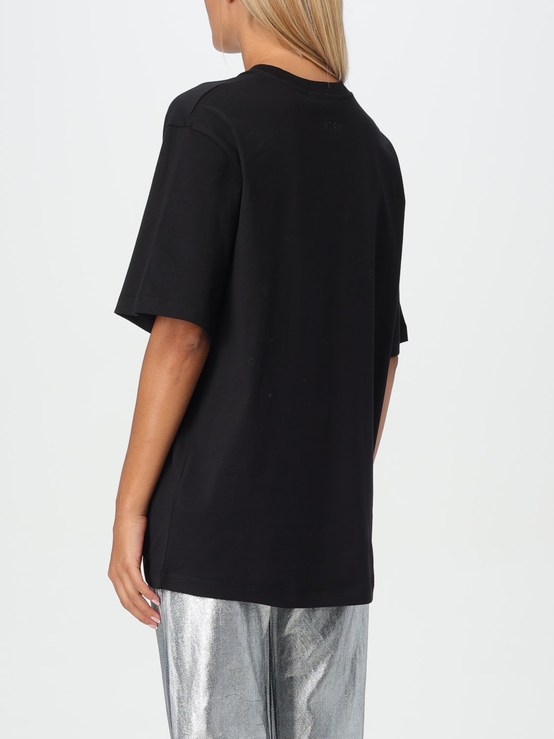 MSGM T-SHIRT: T-shirt woman MSGM, Black - Img 2