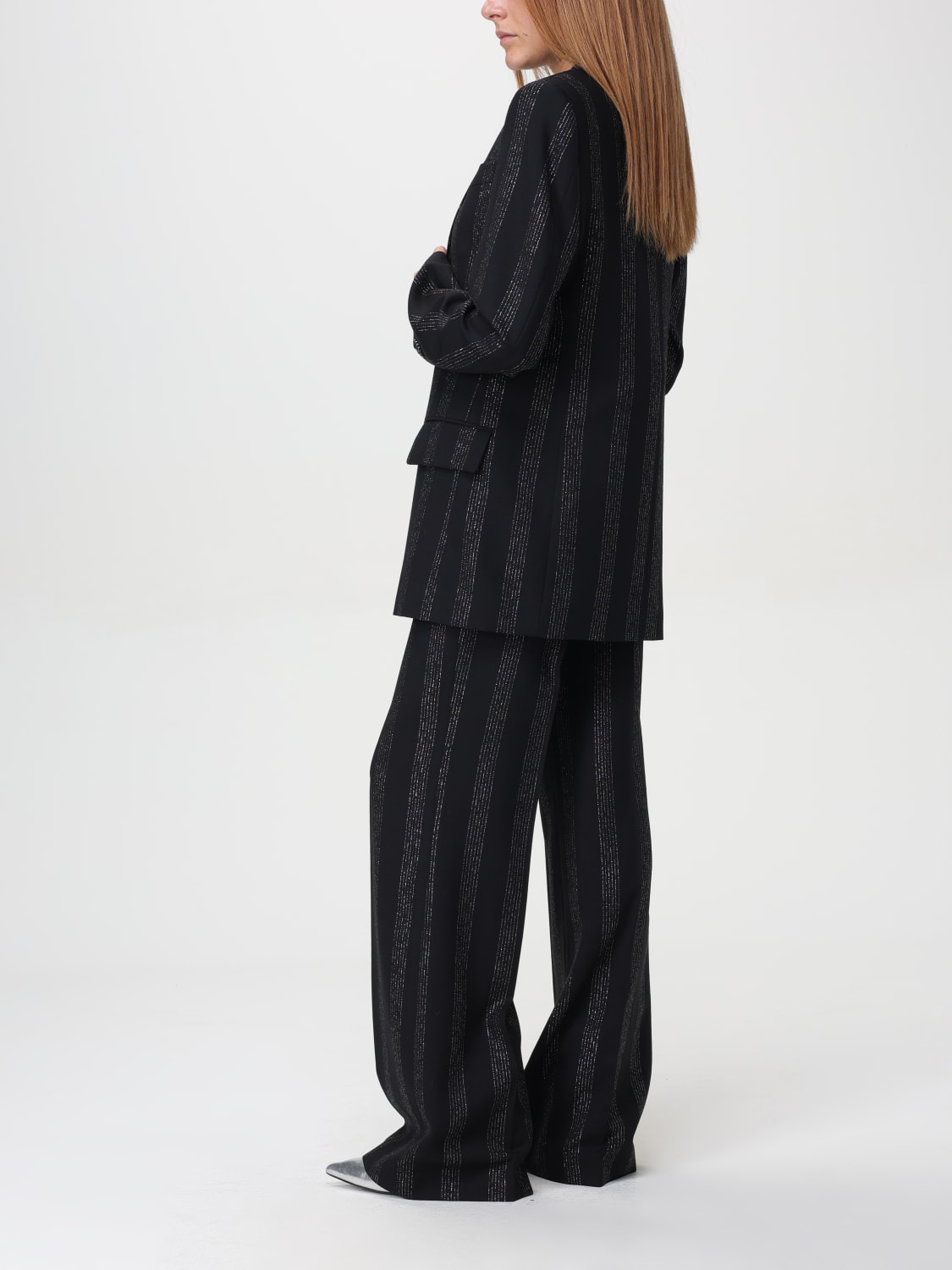 MSGM PANTS: Pants woman MSGM, Black - Img 2