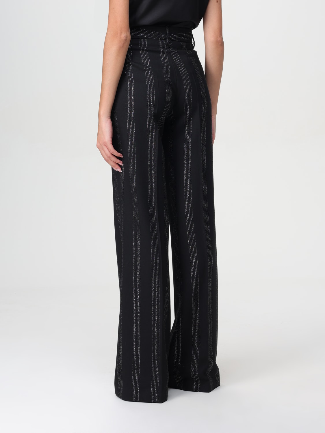 MSGM PANTS: Pants woman MSGM, Black - Img 3