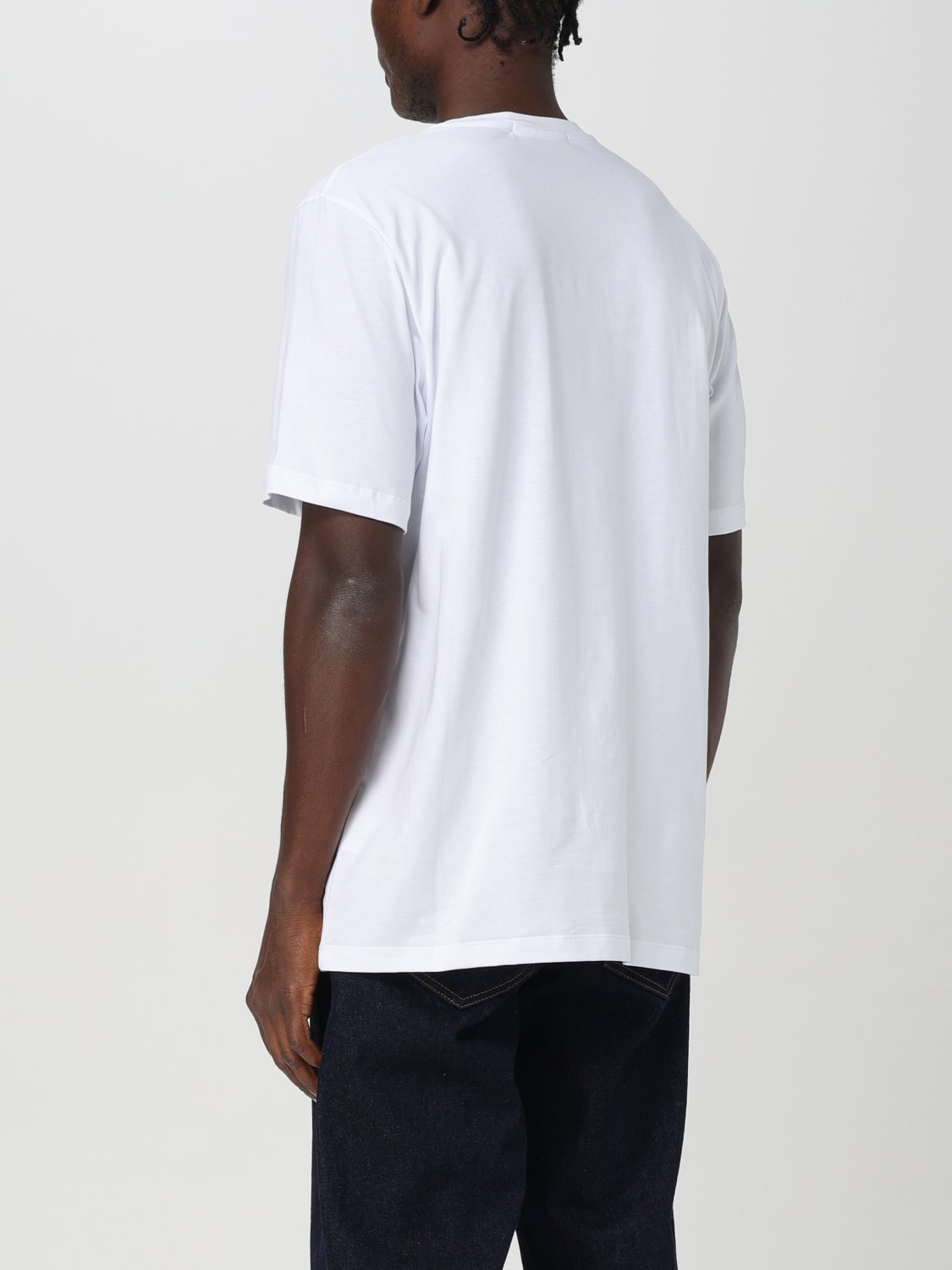 MSGM T-SHIRT: T-shirt men MSGM, White - Img 2