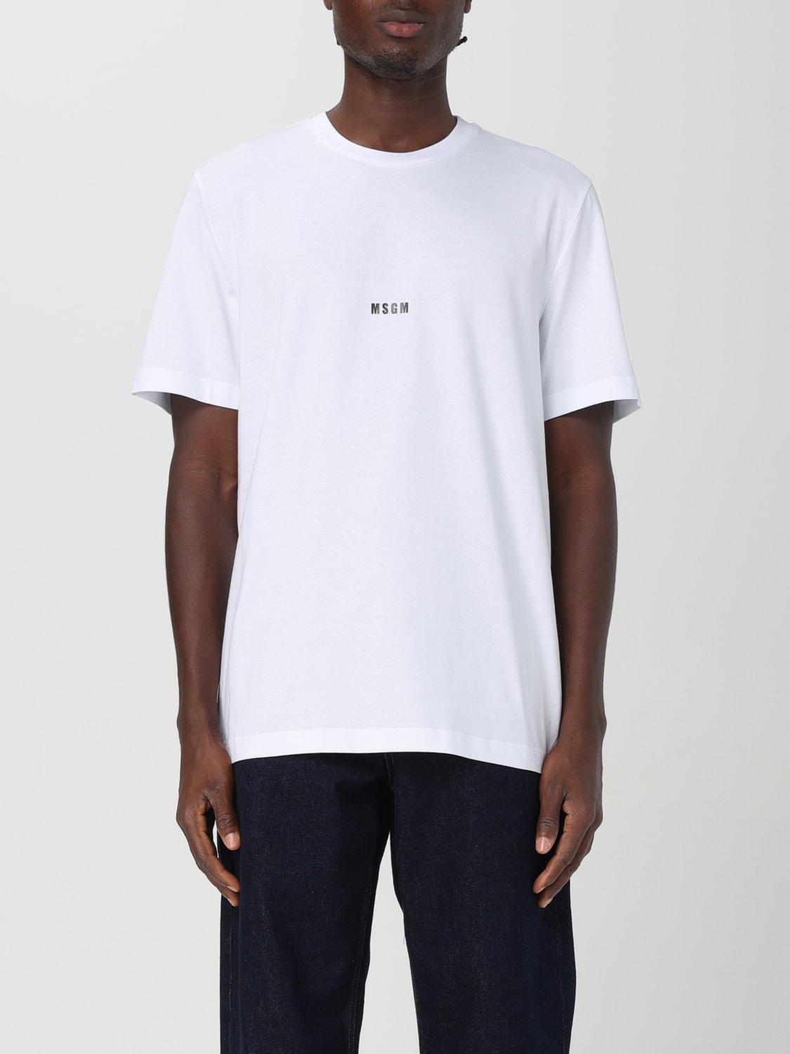 Giglio T-shirt con mini logo MSGM