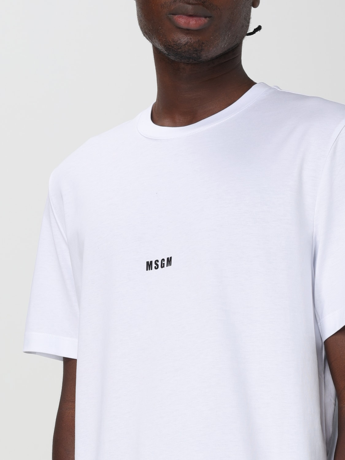 MSGM T-SHIRT: T-shirt men MSGM, White - Img 3