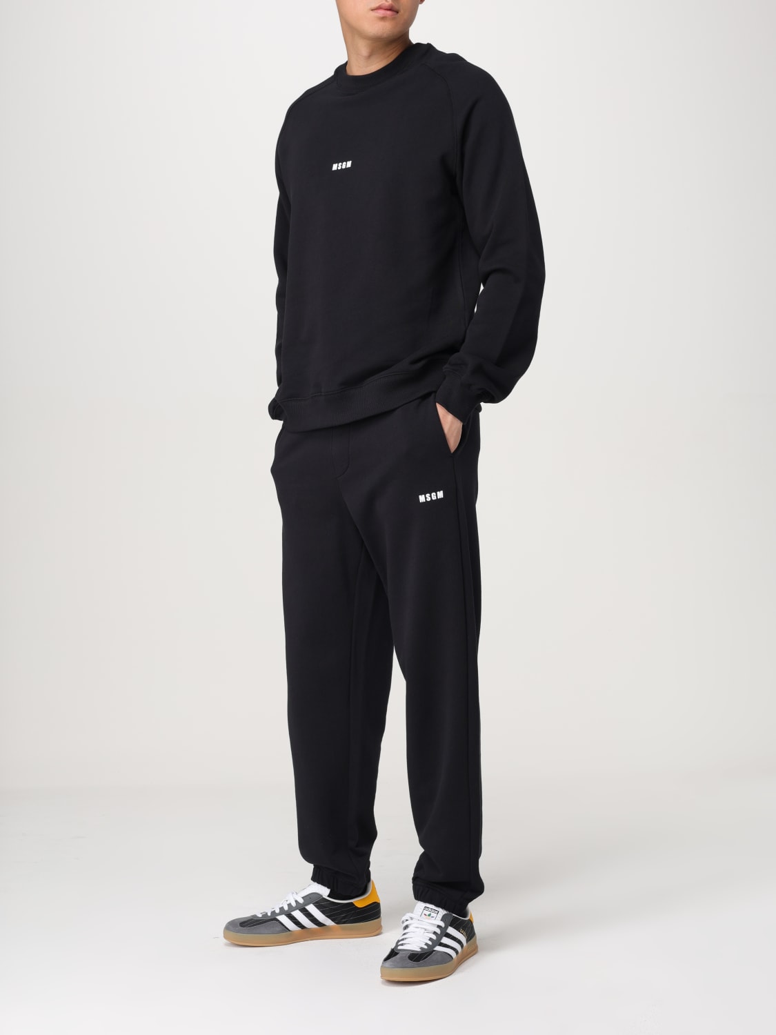 MSGM PANTS: Pants men MSGM, Black - Img 2