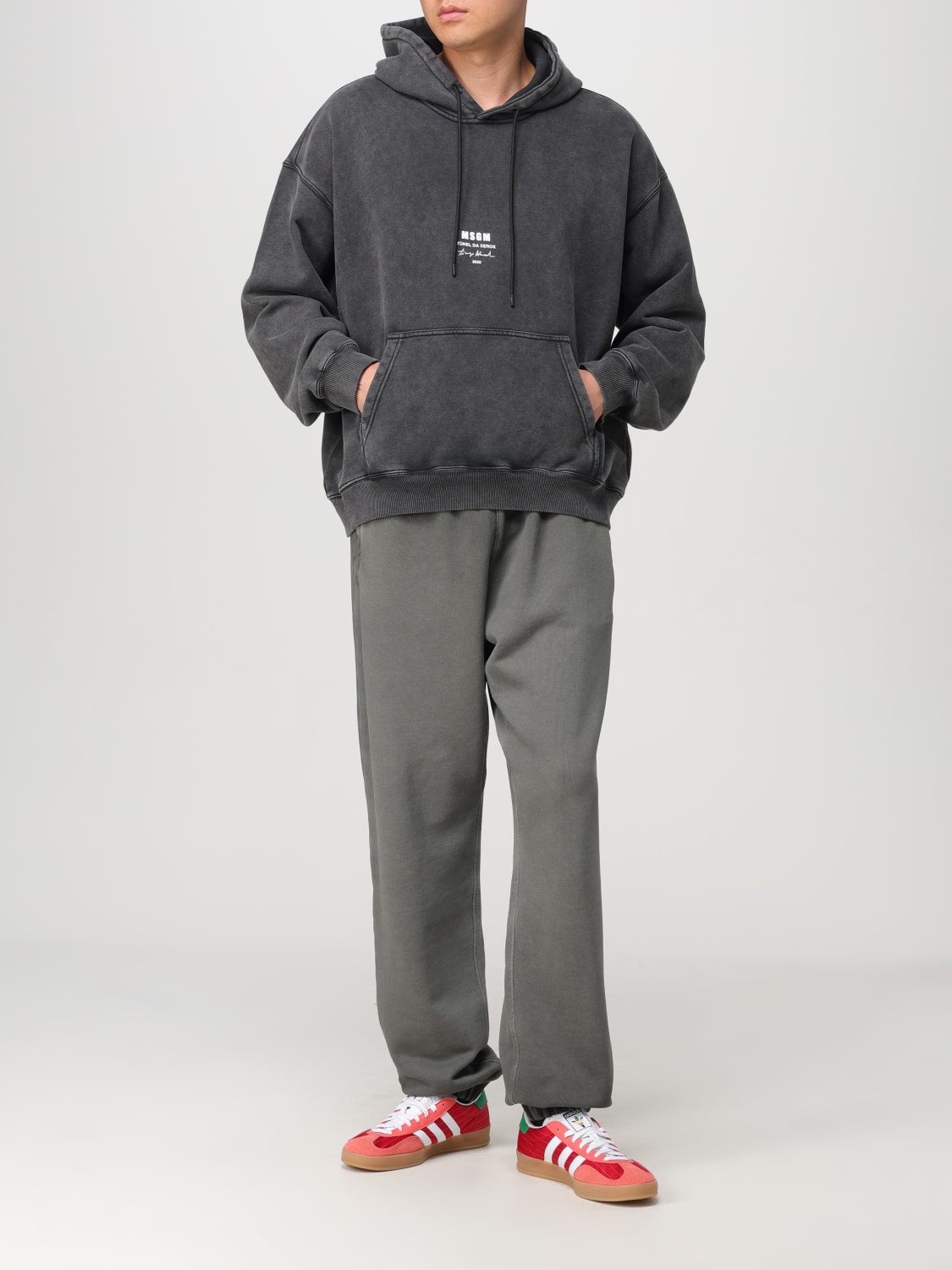 MSGM SWEATSHIRT: Sweatshirt homme MSGM, Gris - Img 2