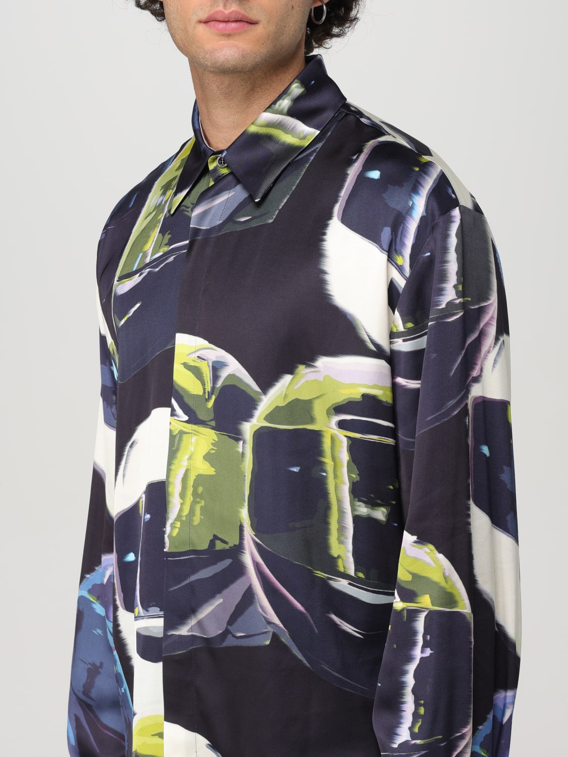 MSGM CAMISA: Camisa hombre MSGM, Negro - Img 3