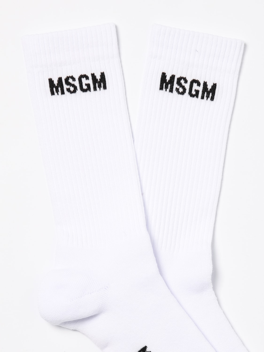 MSGM SOCKS: Socks men MSGM, White - Img 2