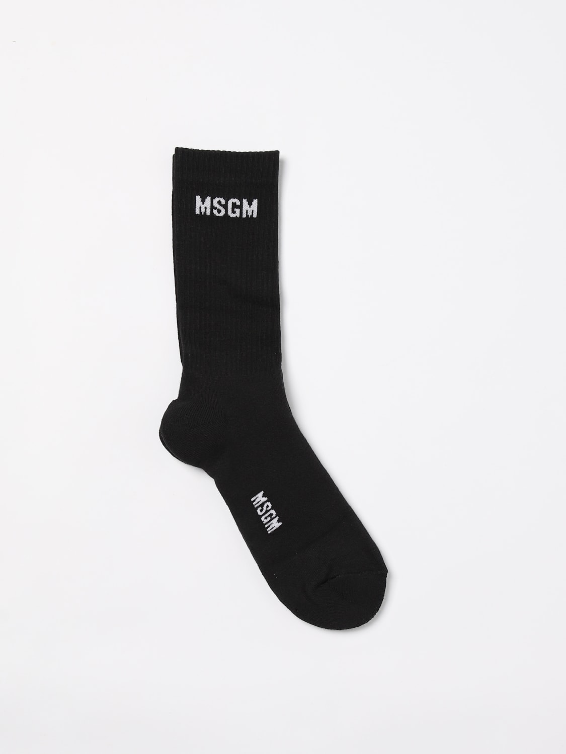 Giglio Calze MSGM in cotone stretch con logo jacquard