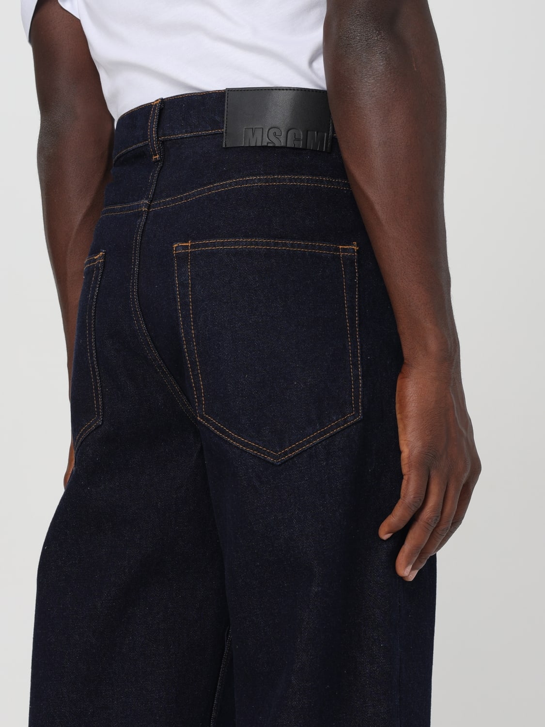 MSGM JEANS: Jeans hombre MSGM, Denim - Img 4