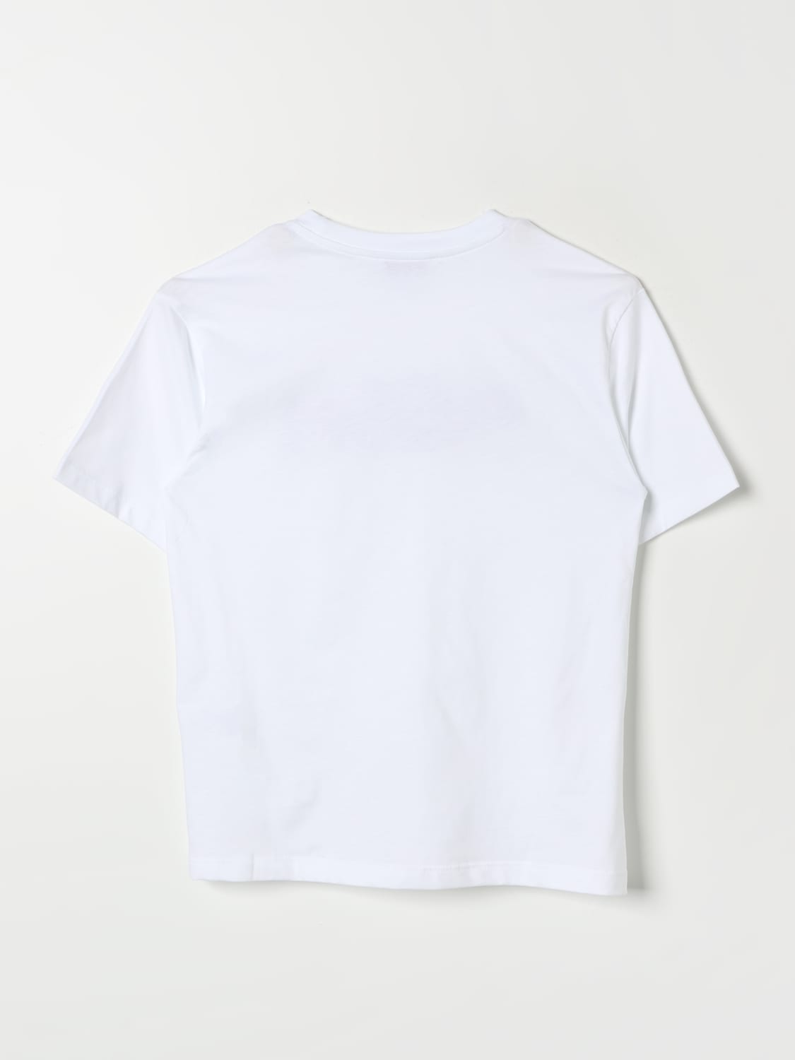 MSGM KIDS T-SHIRT: T-shirt MSGM Kids in cotone con logo , Bianco - Img 2