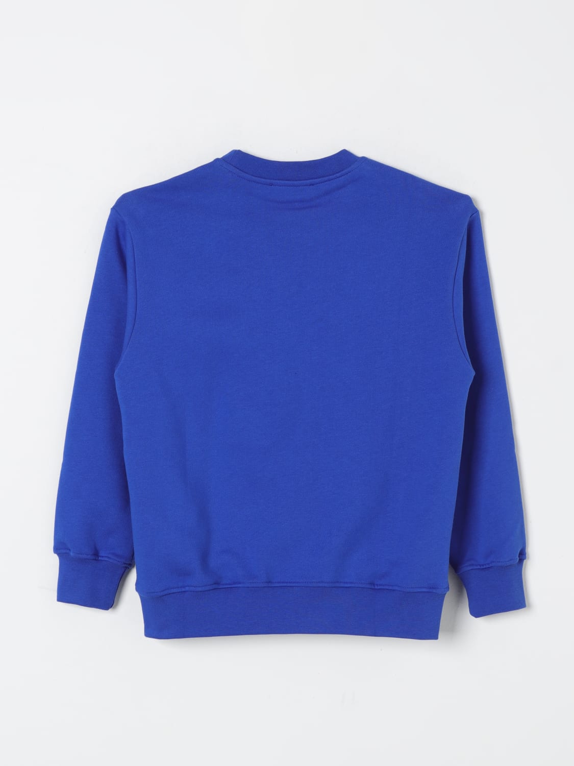 MSGM KIDS MAGLIA: Felpa a girocollo MSGM Kids in cotone, Royal - Img 2