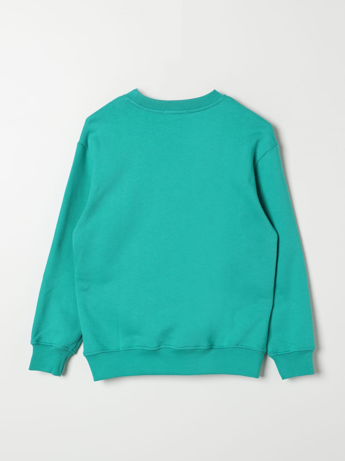 MSGM KIDS MAGLIA: Felpa a girocollo MSGM Kids, Verde - Img 2