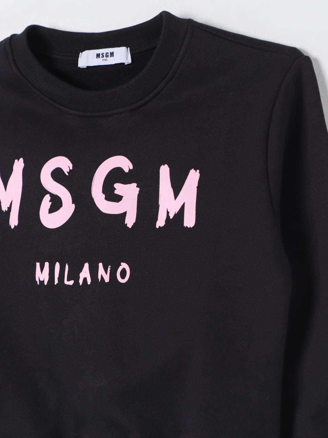 MSGM KIDS 毛衣: 毛衣 儿童 MSGM Kids, 黑色 1 - Img 3