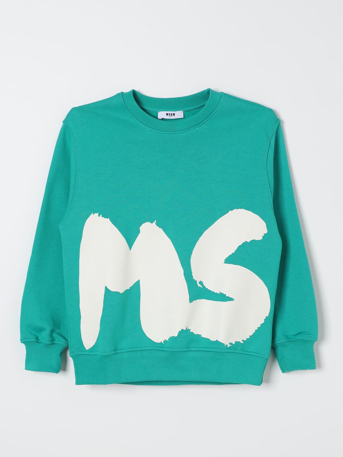 MSGM KIDS 스웨터: 스웨터 남아 MSGM Kids, 그린 - Img 1