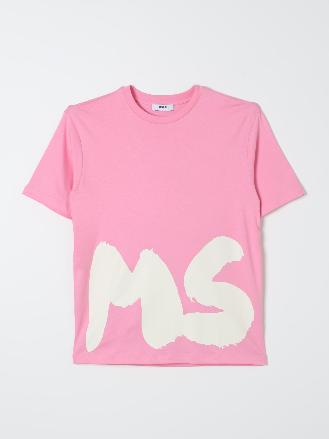 MSGM KIDS T-SHIRT: T-shirt kinder MSGM Kids, Pink - Img 1