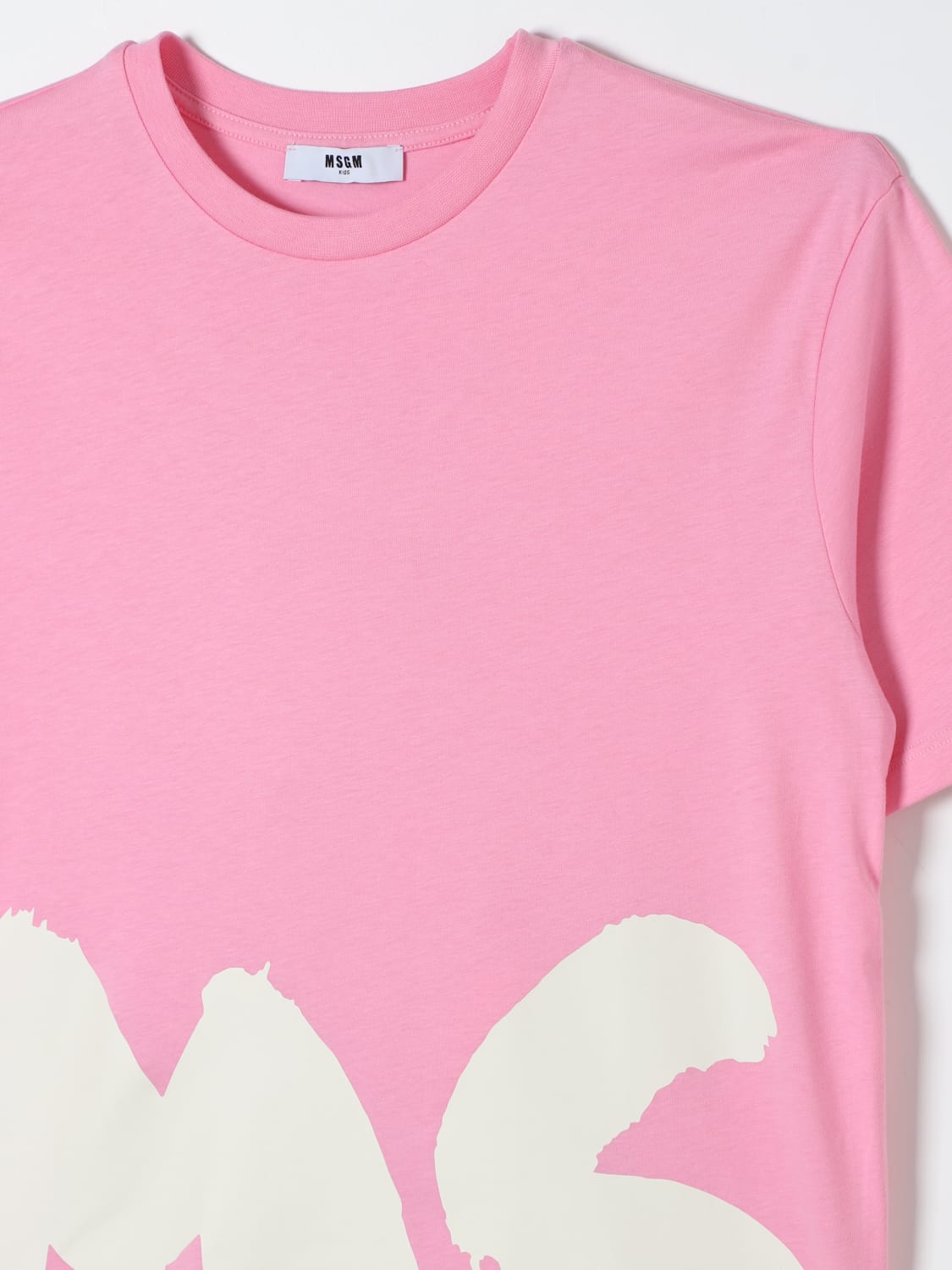 MSGM KIDS T-SHIRT: T-shirt kinder MSGM Kids, Pink - Img 3