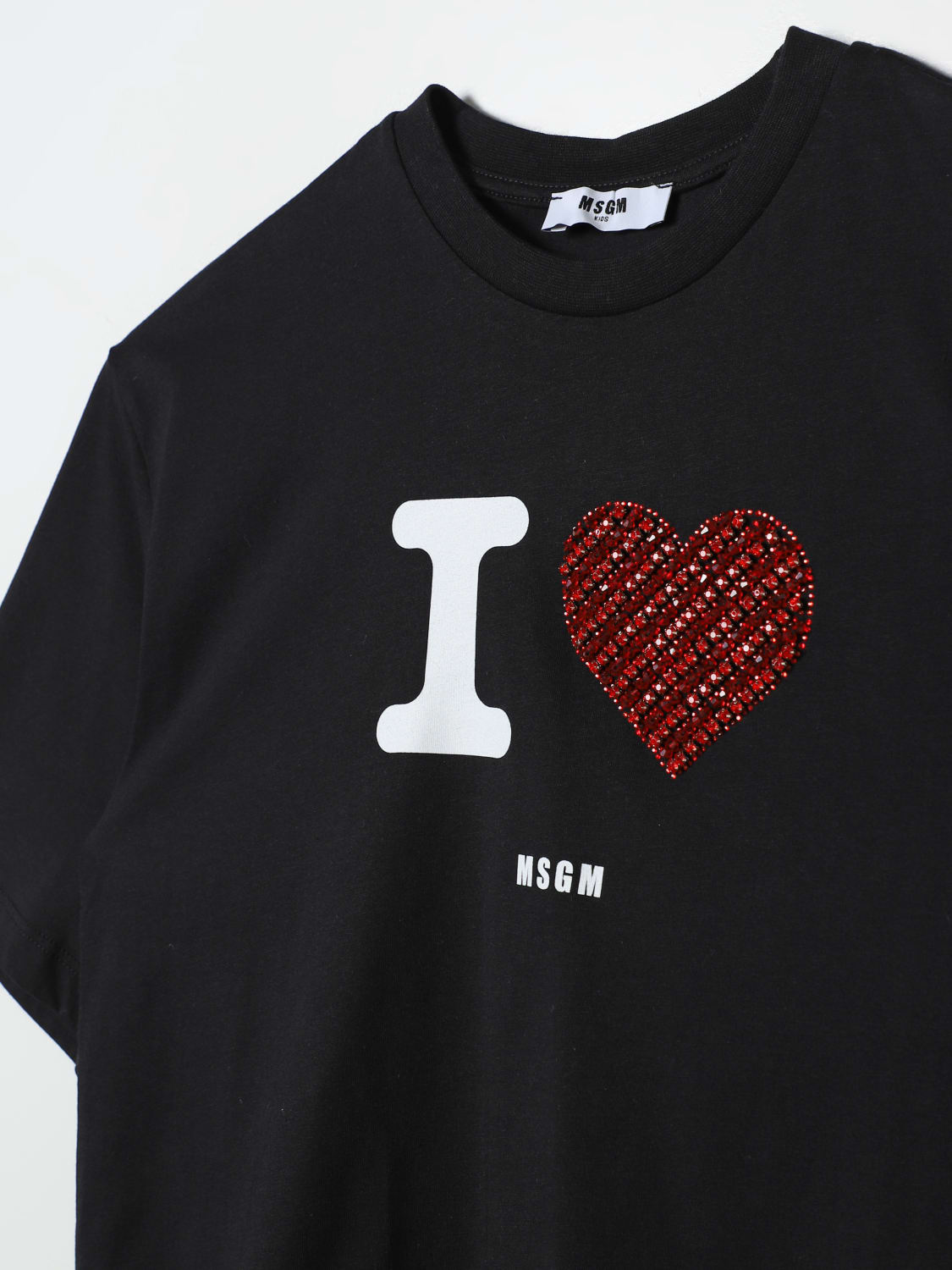 MSGM KIDS T-SHIRT: T-shirt kids MSGM Kids, Black - Img 3