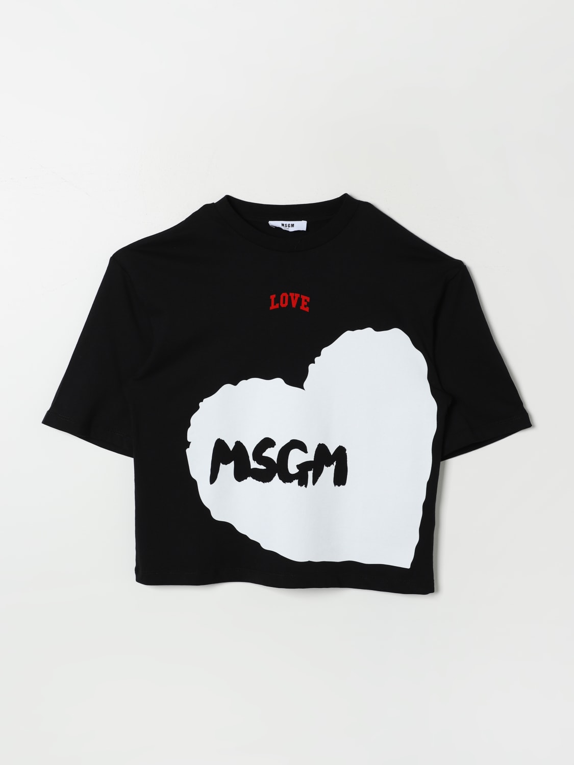 MSGM KIDS T-SHIRT: Pull enfant MSGM Kids, Noir - Img 1