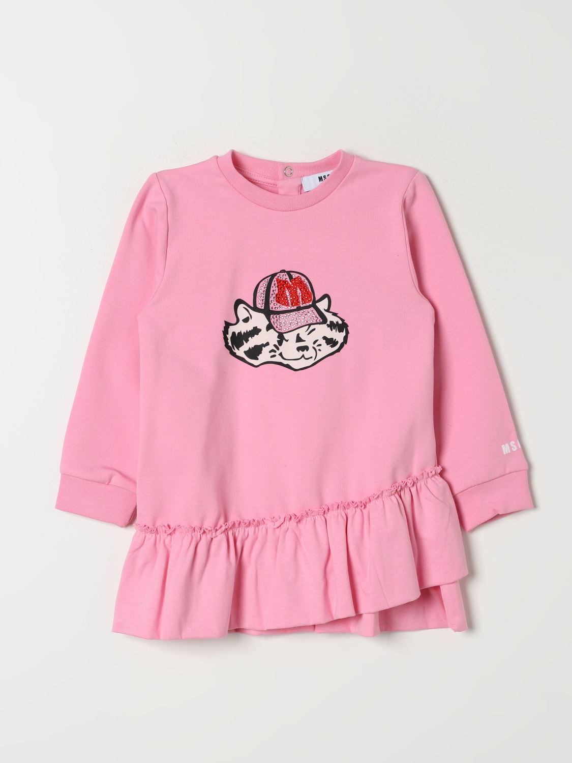 MSGM KIDS ROMPER: Romper kids MSGM Kids, Pink - Img 1