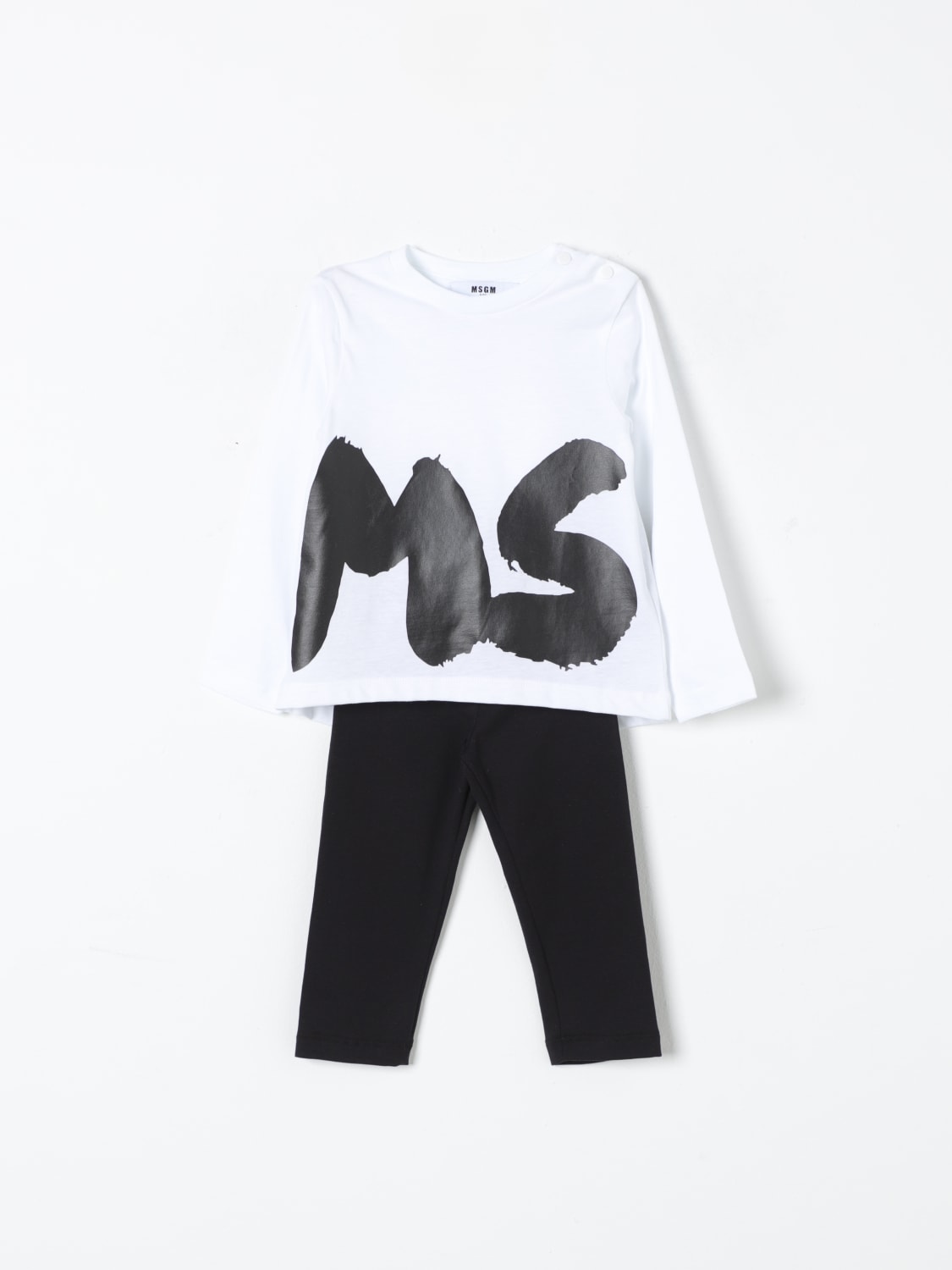 MSGM KIDS ジャンプスーツ: ジャンプスーツ ボーイ MSGM Kids, ホワイト - Img 1