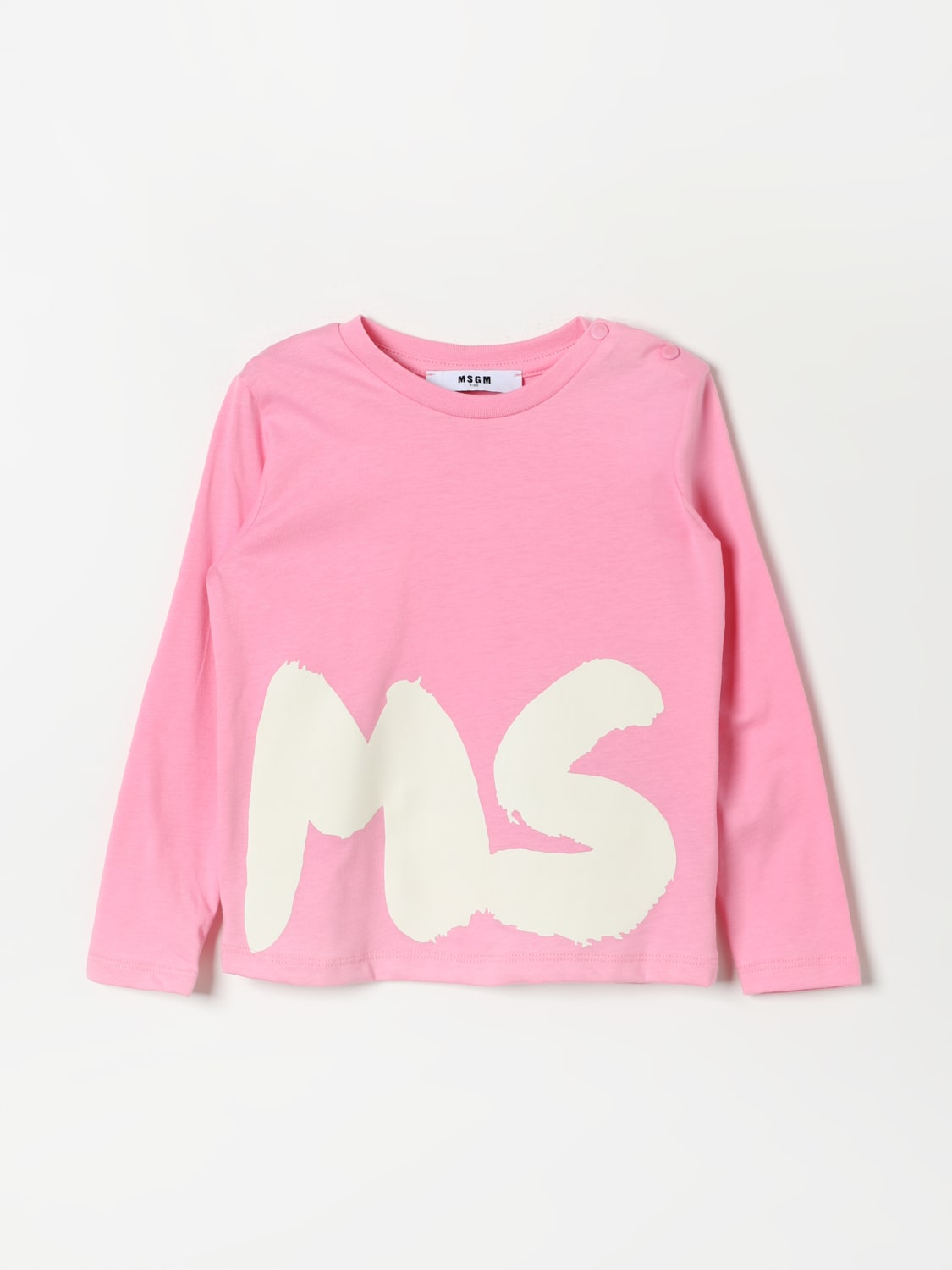 MSGM KIDS T-SHIRT: T-shirt kids MSGM Kids, Pink - Img 1