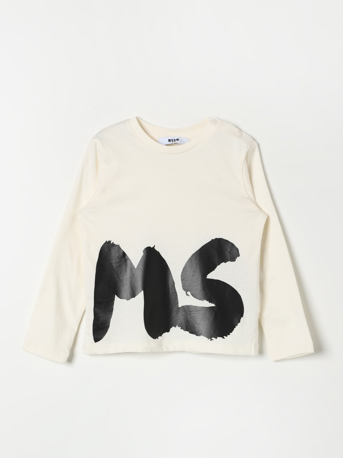 MSGM KIDS 티셔츠: 티셔츠 남아 MSGM Kids, 크림 - Img 1