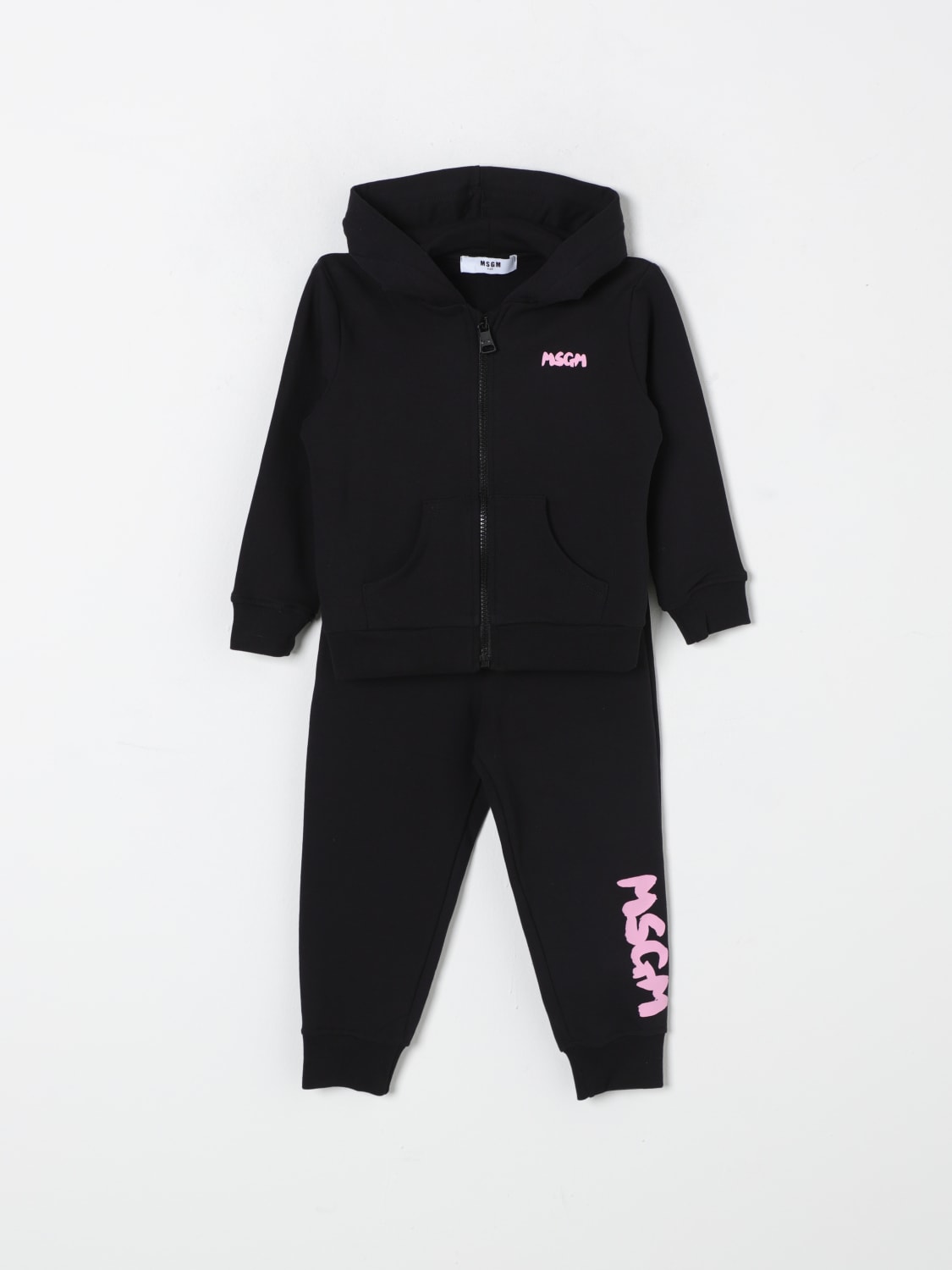 MSGM KIDS JUMPSUIT: Jumpsuit kids MSGM Kids, Black - Img 1