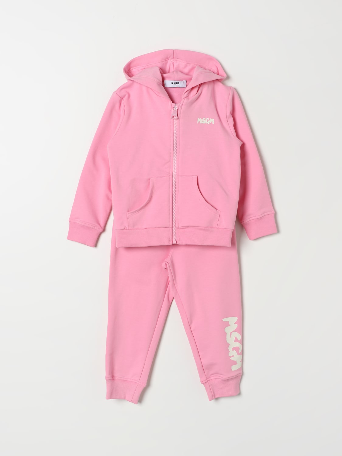 MSGM KIDS JUMPSUIT: Jumpsuit kids MSGM Kids, Pink - Img 1