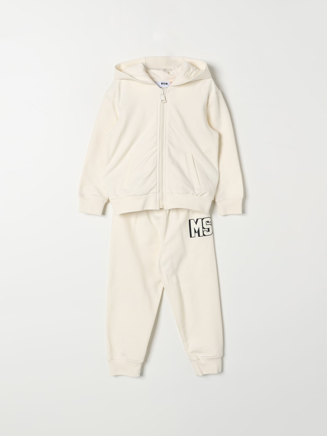 MSGM KIDS ジャンプスーツ: ジャンプスーツ ボーイ MSGM Kids, クリーム - Img 1