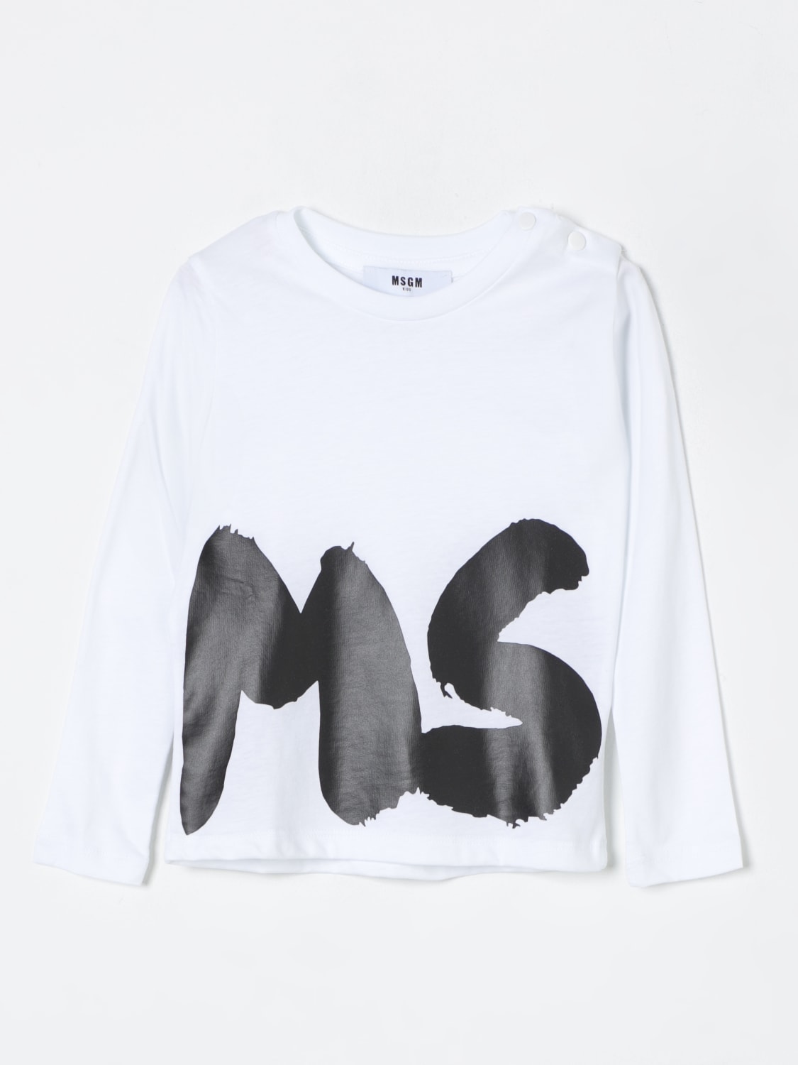 MSGM KIDS T-SHIRT: T-shirt kids MSGM Kids, White - Img 1