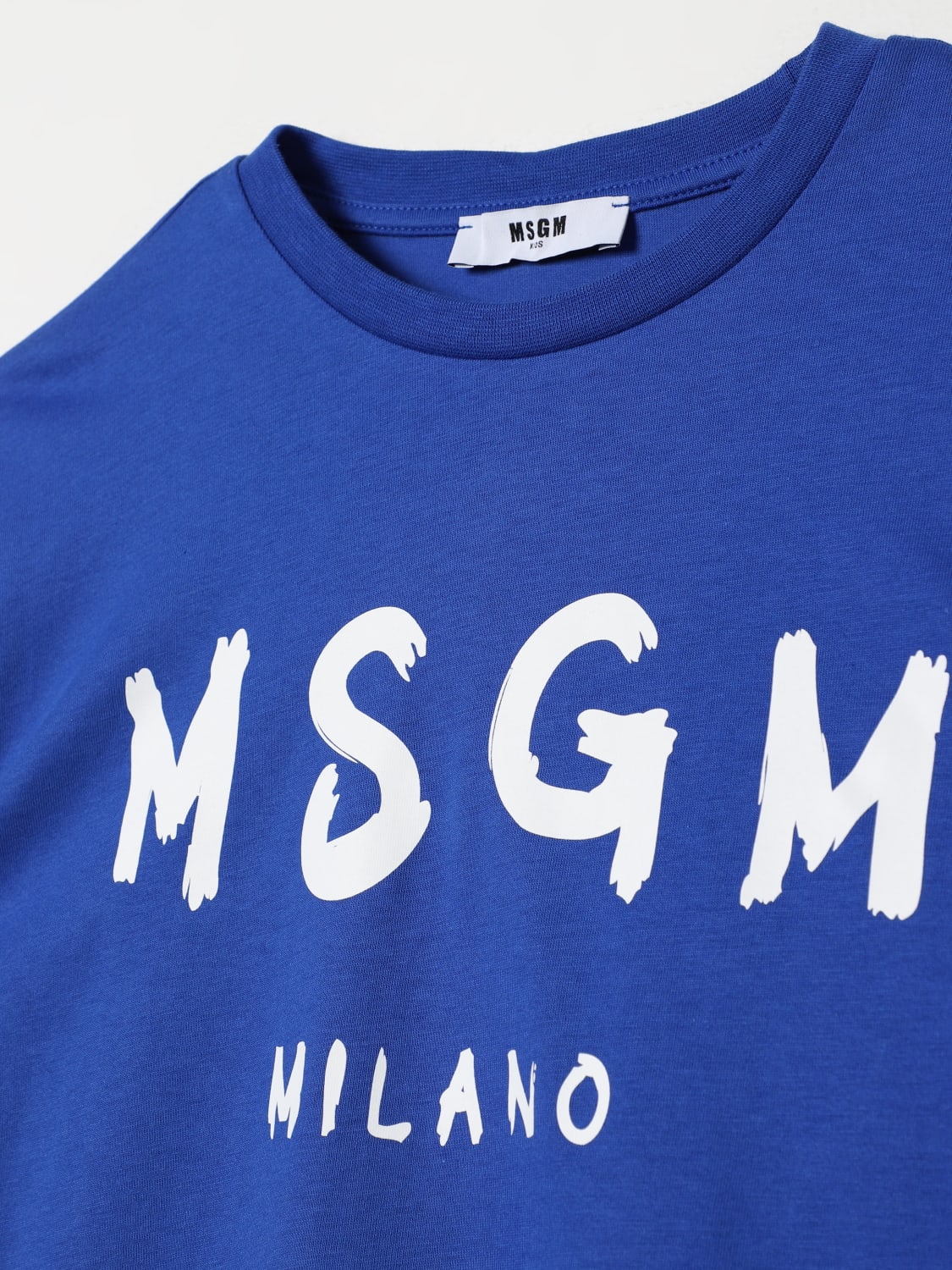 MSGM KIDS T-SHIRT: T-shirt kids MSGM Kids, Blue - Img 3