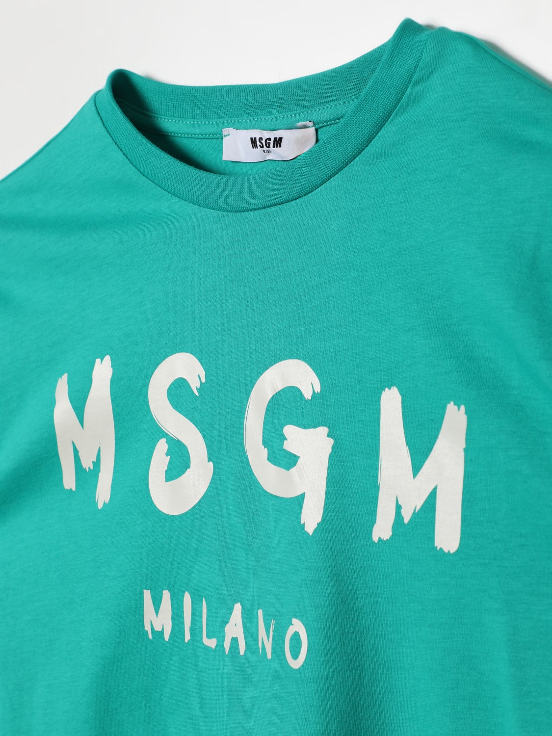 MSGM KIDS T-SHIRT: T-shirt enfant MSGM Kids, Vert - Img 3