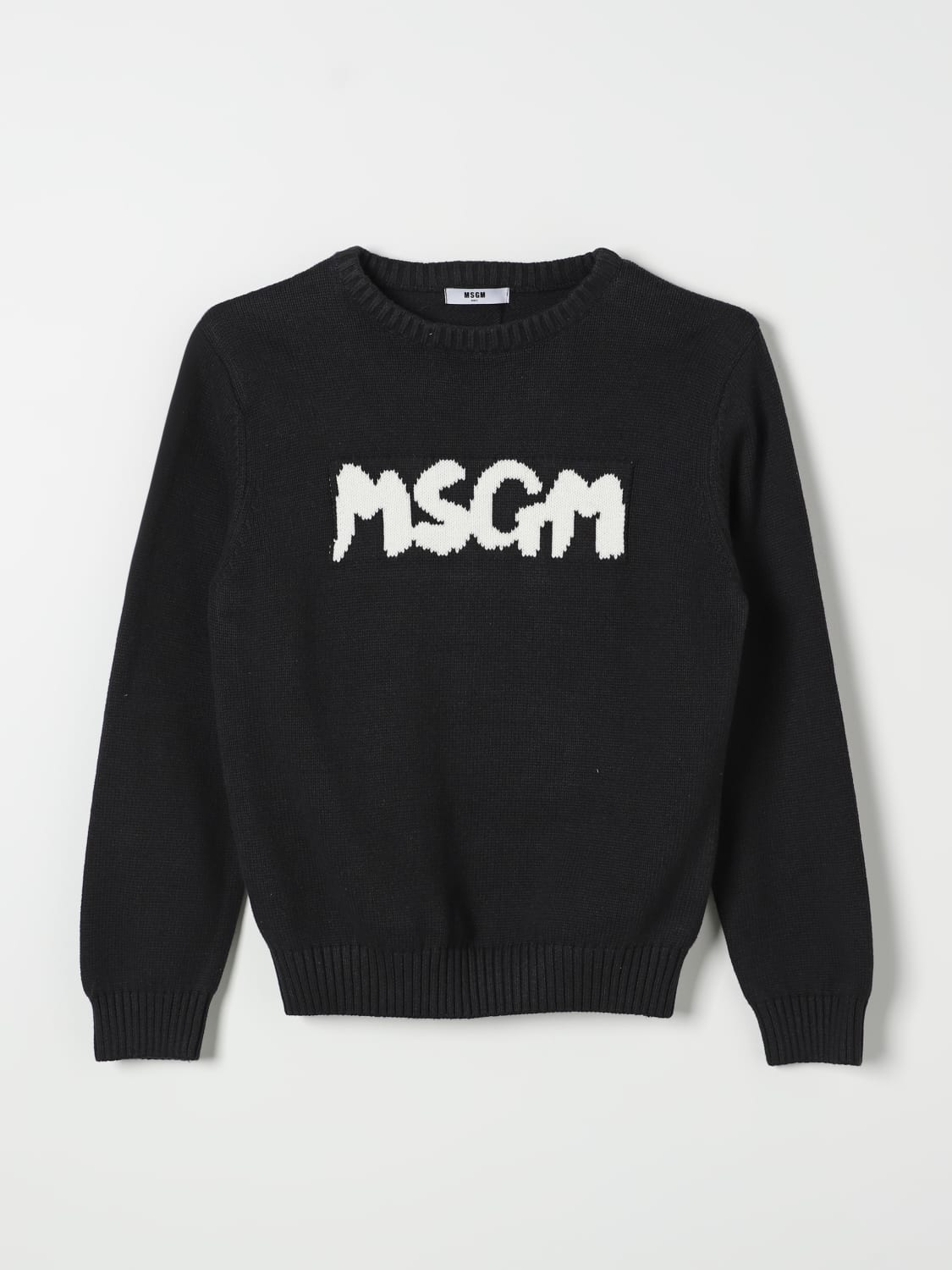 MSGM KIDS JERSEY: Jersey niños MSGM Kids, Negro - Img 1