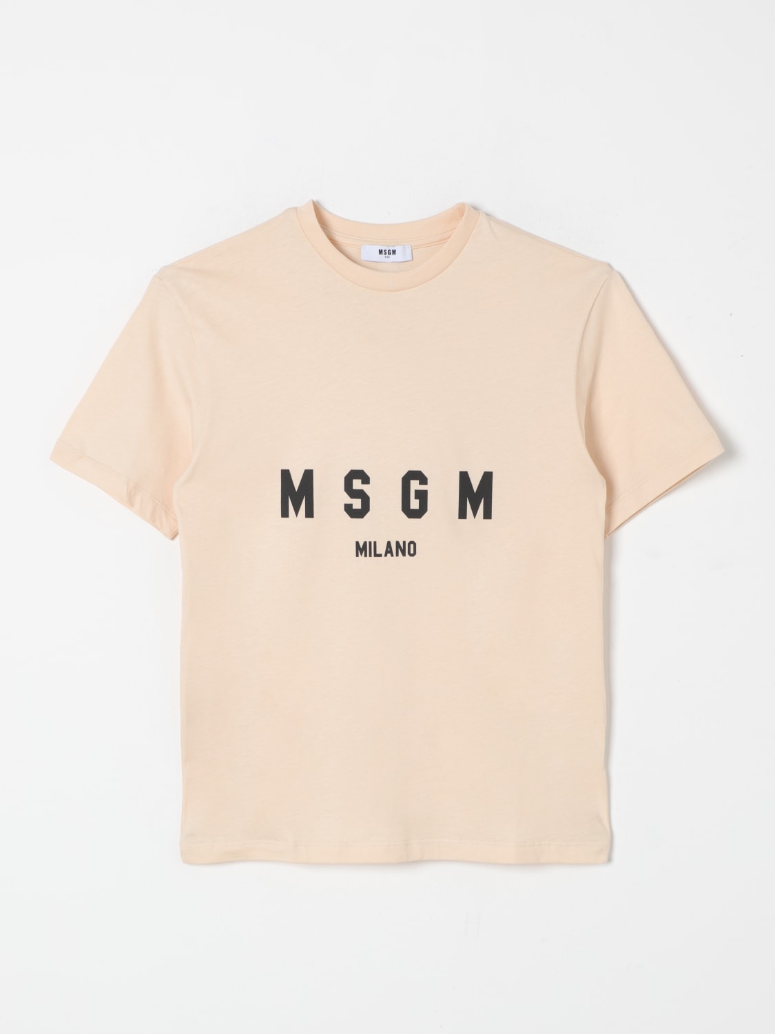 MSGM KIDS T-SHIRT: T-shirt enfant MSGM Kids, Crème - Img 1