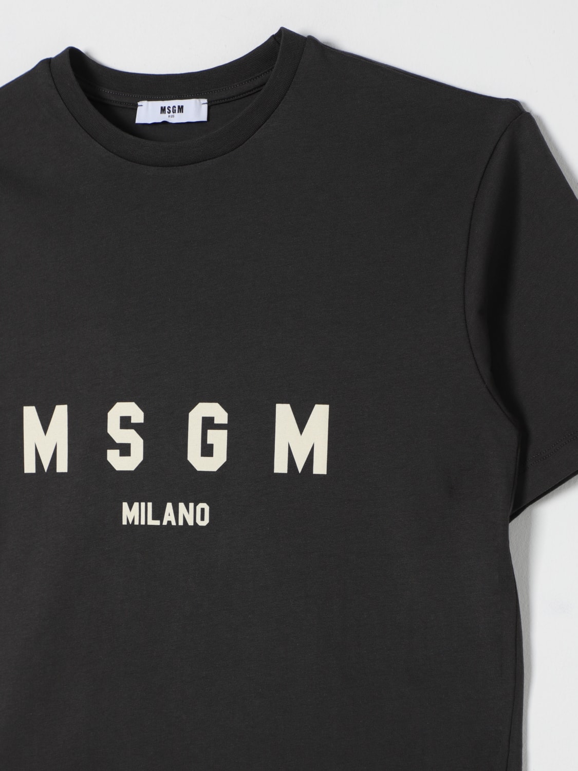 MSGM KIDS T-SHIRT: T-shirt enfant MSGM Kids, Graphite - Img 3