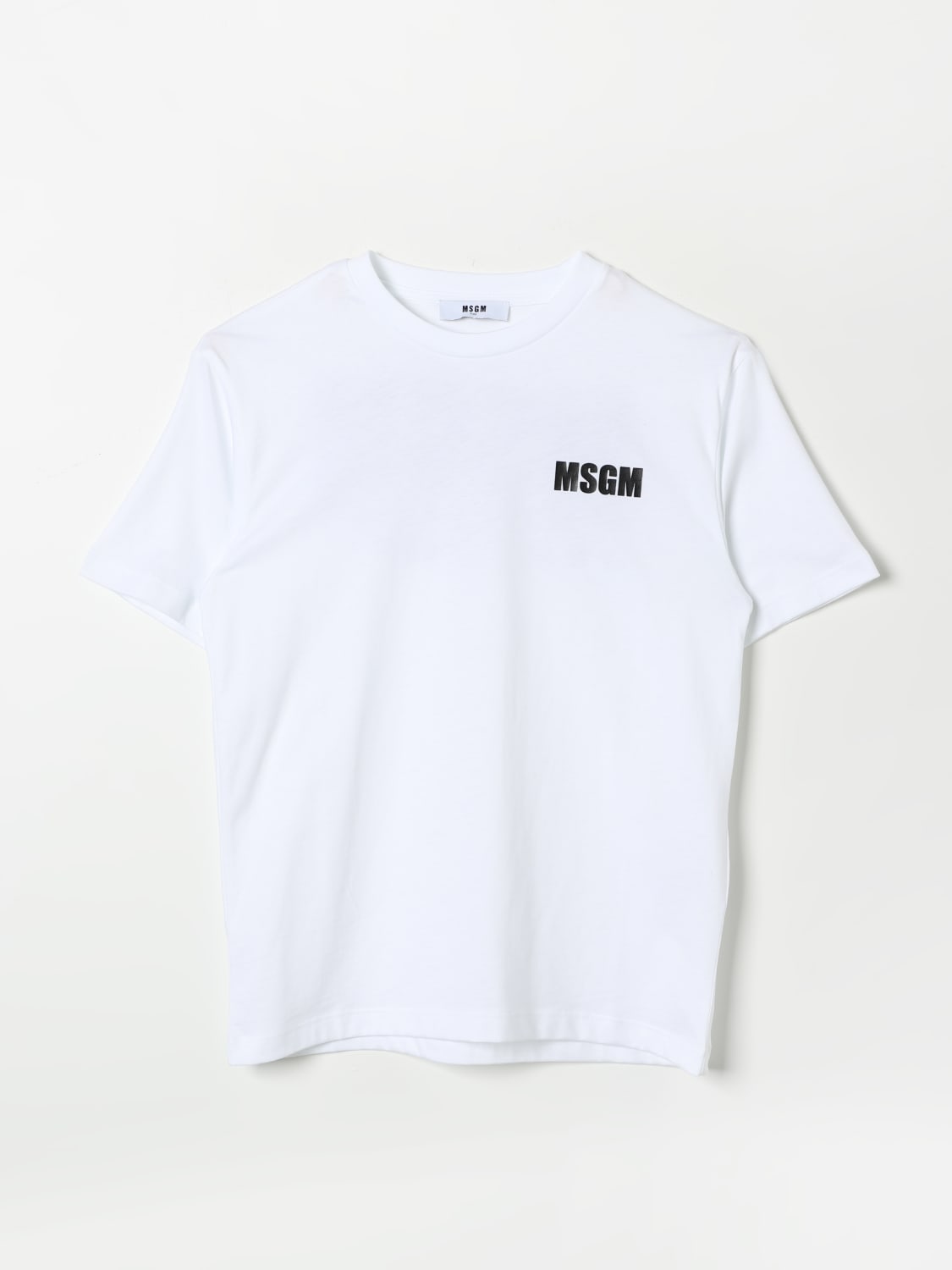 MSGM KIDS T-SHIRT: T-shirt enfant MSGM Kids, Blanc - Img 1