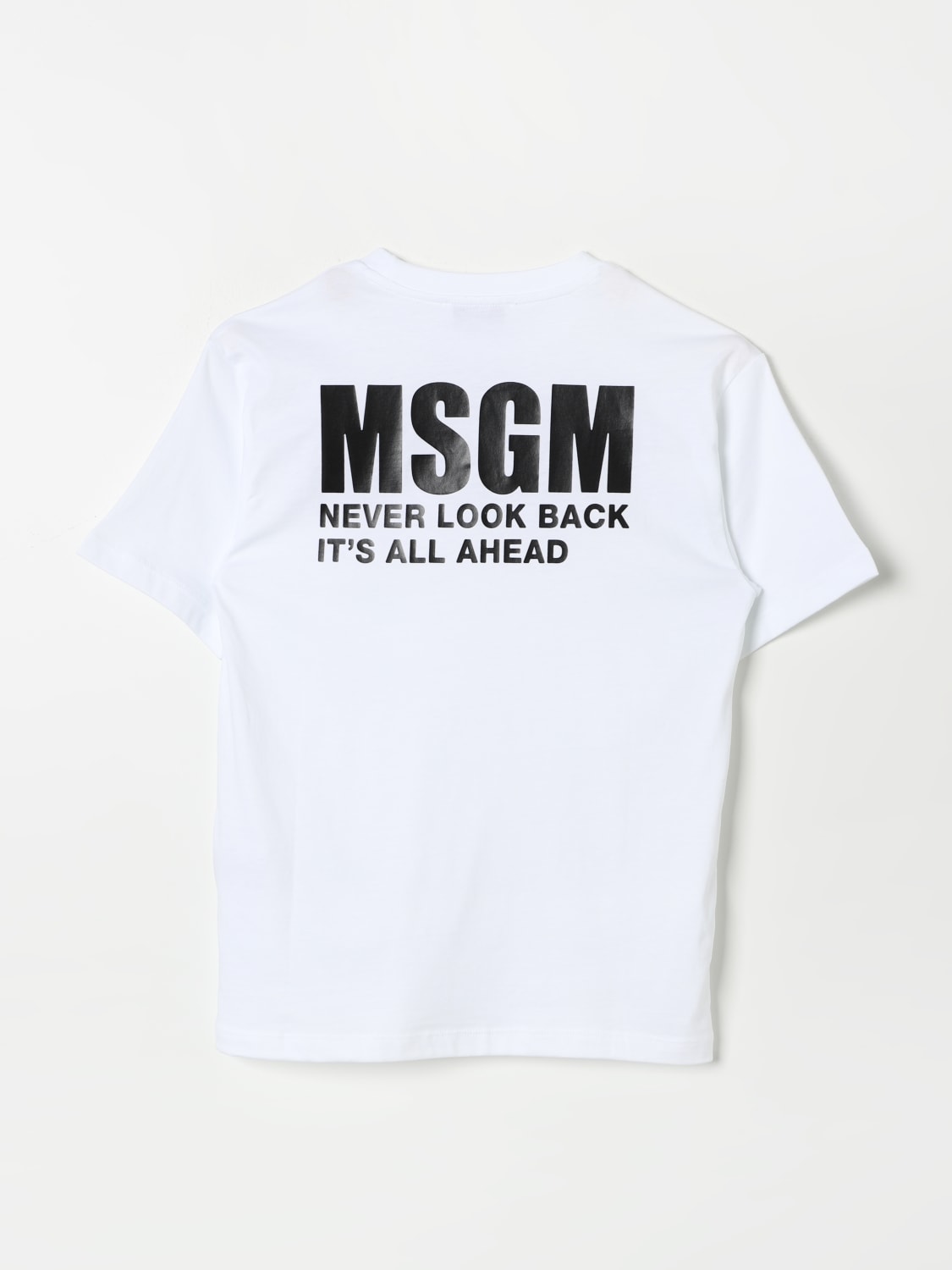 MSGM KIDS T-SHIRT: T-shirt enfant MSGM Kids, Blanc - Img 2