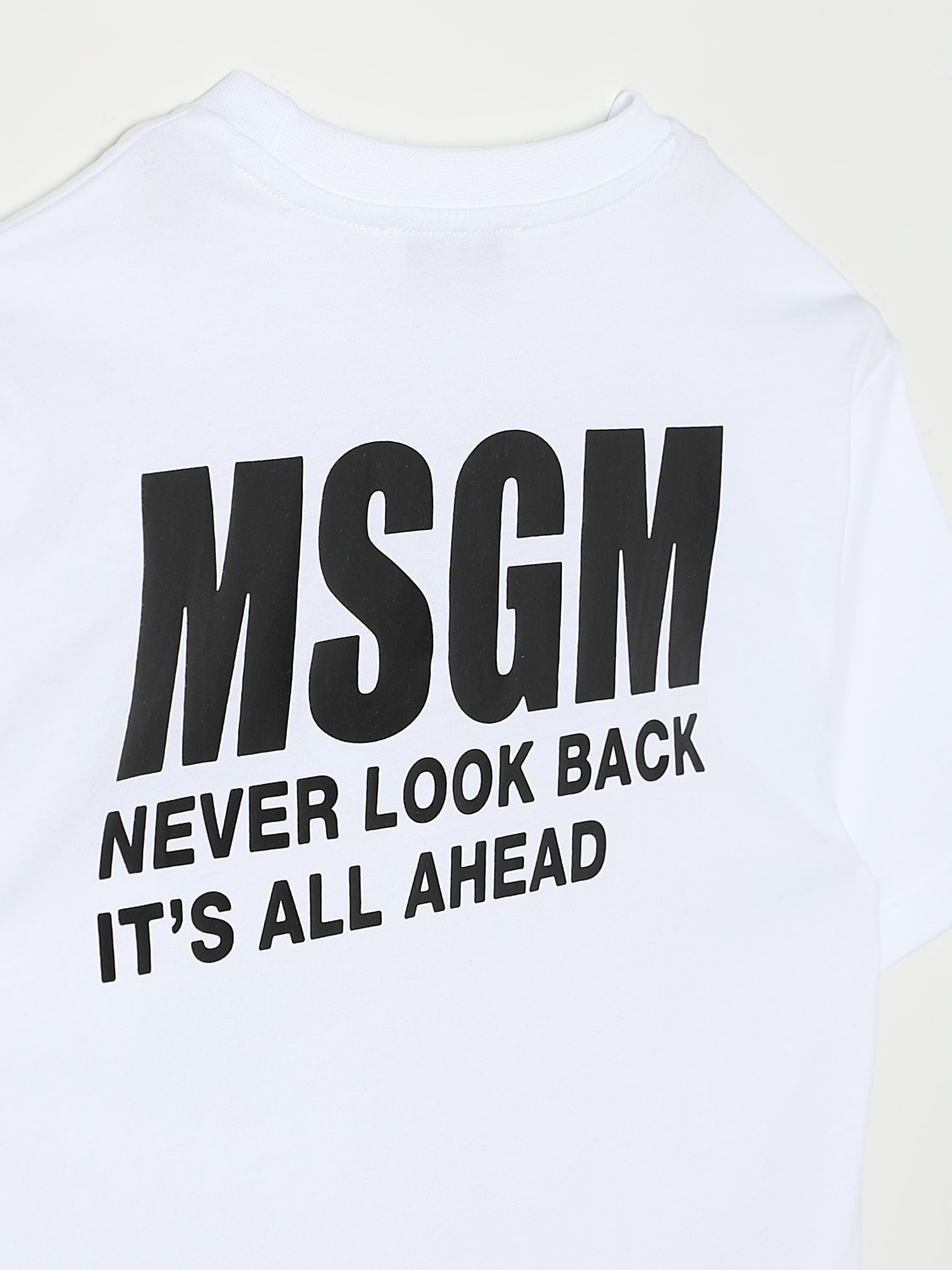 MSGM KIDS T-SHIRT: T-shirt enfant MSGM Kids, Blanc - Img 3