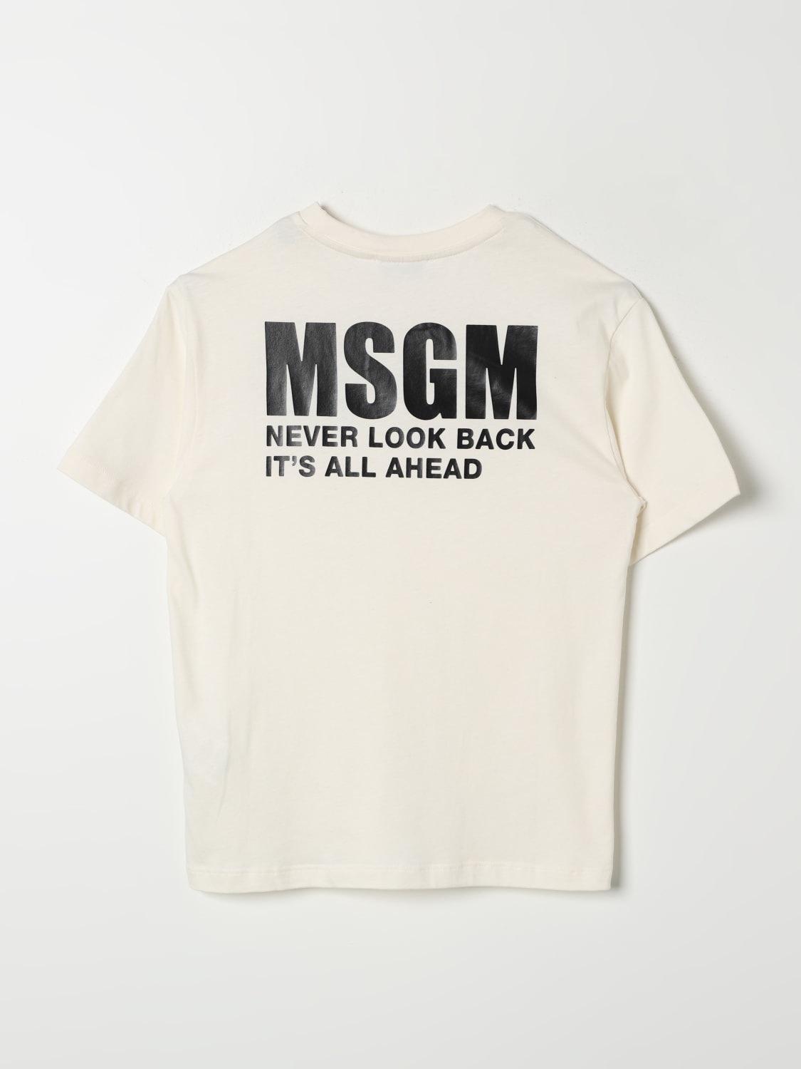 MSGM KIDS CAMISETA: Camiseta niños MSGM Kids, Crema - Img 2